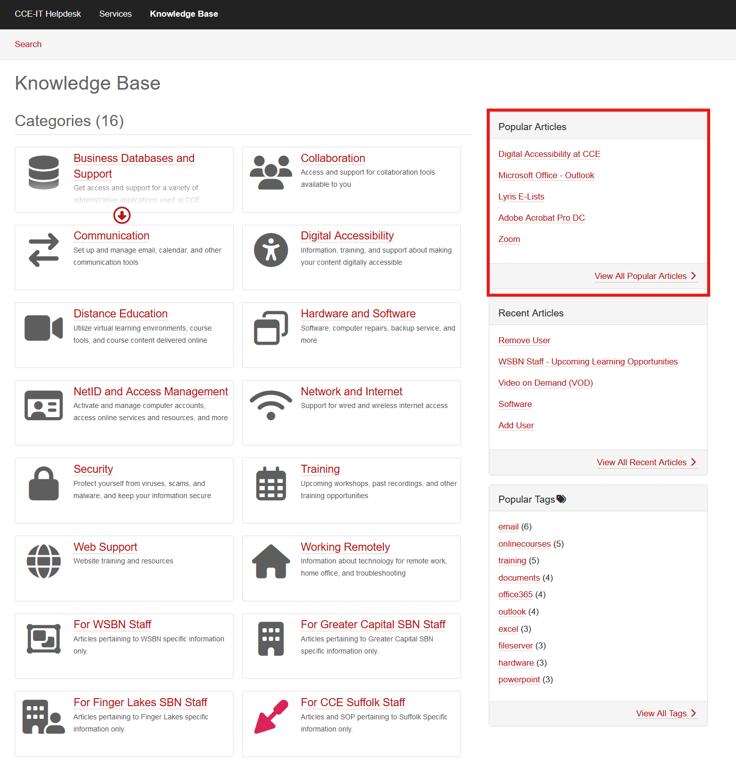 Cooperative Extension quick links