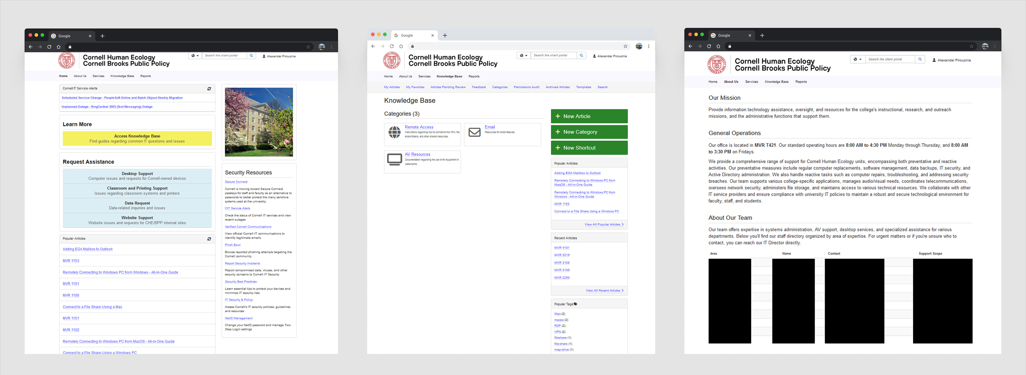 3 frames of flow for site